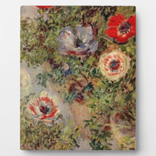 Claude Monet-Stillleben mit Anemonen-Schicksals-Ge Fotoplatte