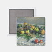 Claude Monet | Stillleben mit Birnen und Trauben Magnet (Vorderseite/Rückseite)
