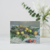 Claude Monet | Stillleben mit Birnen und Trauben Postkarte (Stehend Vorderseite)
