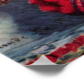 Claude Monet - Stillleben mit Chrysanthemen Poster (Ecke)