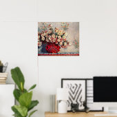Claude Monet - Stillleben mit Chrysanthemen Poster (Heimbüro)