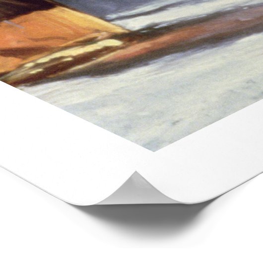 Claude Monet | Stillleben mit Flaschen Poster (Ecke)