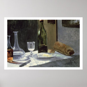 Claude Monet Stillleben mit Flaschen Poster