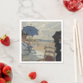 Claude Monet Strand Szene Serviette (Beispiel)