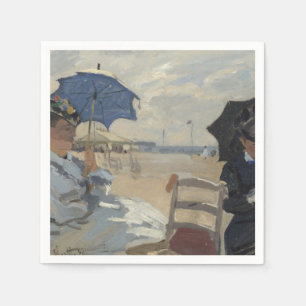 Claude Monet Strand Szene Serviette