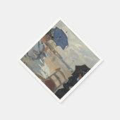 Claude Monet Strand Szene Serviette (Ecke)