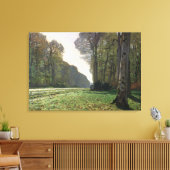 Claude Monet | Straße nach Bas-Breau, Fontaineblea Leinwanddruck (Insitu (Wohnzimmer))