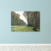 Claude Monet | Straße nach Bas-Breau, Fontaineblea Leinwanddruck (Insitu (Holzboden))