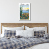 Claude Monet Stretched Canvas Print Leinwanddruck (Insitu (Schlafzimmer))