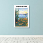 Claude Monet Stretched Canvas Print Leinwanddruck (Insitu (Holzboden))