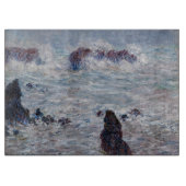 Claude Monet - Sturm der Belle-Ile Schneidebrett (Vorderseite)