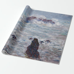 Claude Monet - Sturm vor der Küste von Belle-Ile Geschenkpapier