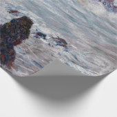 Claude Monet - Sturm vor der Küste von Belle-Ile Geschenkpapier (Ecke)