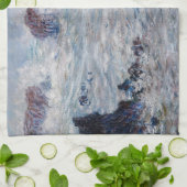Claude Monet - Sturm vor der Küste von Belle-Ile Geschirrtuch (Gefaltet)