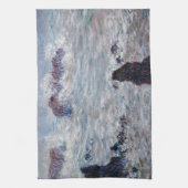 Claude Monet - Sturm vor der Küste von Belle-Ile Geschirrtuch (Vertikal)