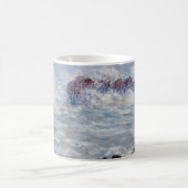 Claude Monet - Sturm vor der Küste von Belle-Ile Kaffeetasse (Mittel)