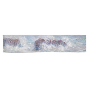 Claude Monet - Sturm vor der Küste von Belle-Ile Kurzer Tischläufer