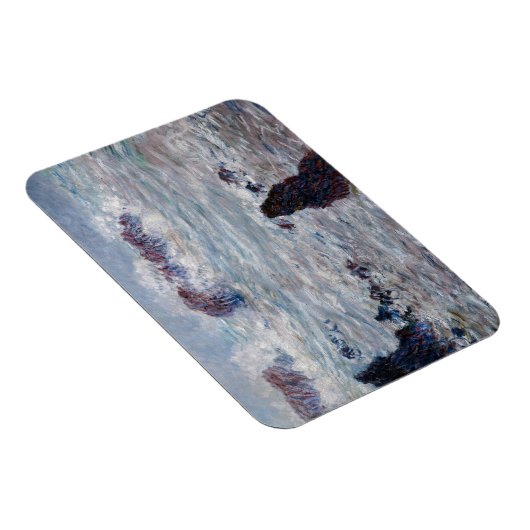 Claude Monet - Sturm vor der Küste von Belle-Ile Magnet (Rechte Seite)