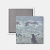 Claude Monet | Sturm vor der Küste von Belle-Ile Magnet (Vorderseite/Rückseite)