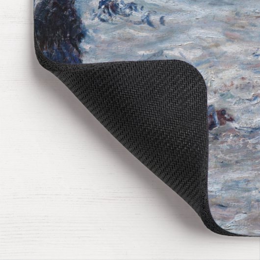 Claude Monet - Sturm vor der Küste von Belle-Ile Mousepad (Ecke)