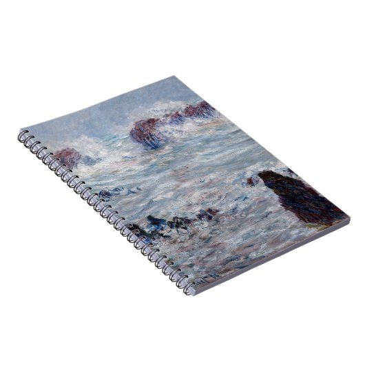 Claude Monet - Sturm vor der Küste von Belle-Ile Notizblock (Rechte Seite)