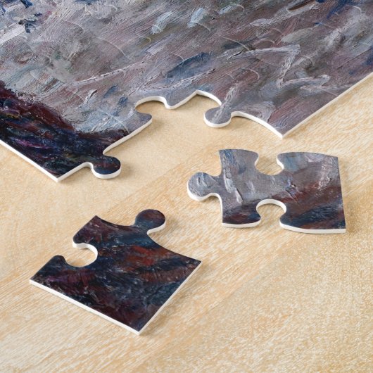 Claude Monet - Sturm vor der Küste von Belle-Ile Puzzle (Seite)