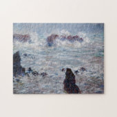 Claude Monet - Sturm vor der Küste von Belle-Ile Puzzle (Horizontal)
