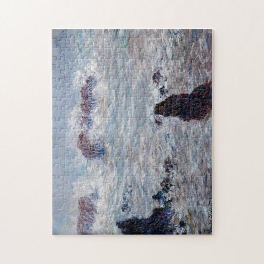 Claude Monet - Sturm vor der Küste von Belle-Ile Puzzle (Vertikal)