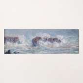 Claude Monet - Sturm vor der Küste von Belle-Ile Yogamatte (Rückseite (Horizontal))