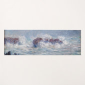 Claude Monet - Sturm vor der Küste von Belle-Ile Yogamatte (Vorderseite (Horizontal))