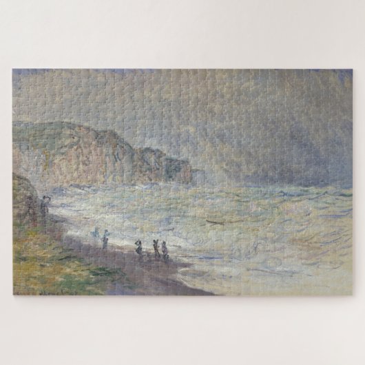 Claude Monet Stürmische See bei Pourville Puzzle (Horizontal)