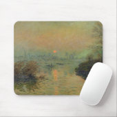 Claude Monet | Sun, der über die Seine einstellt Mousepad (Mit Mouse)