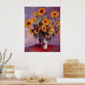 Claude Monet Sunflowers Poster (Küche)