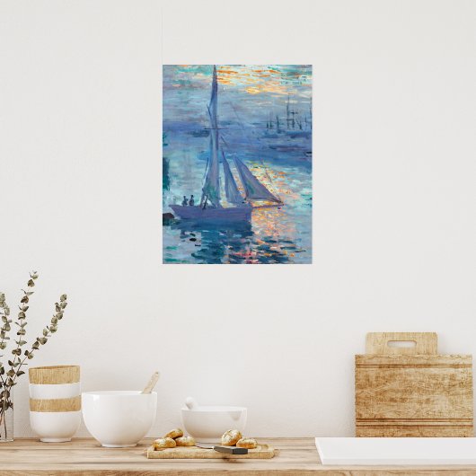 Claude monet Sunrise Marine Poster (Küche)