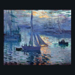 Claude Monet Sunrise - Marine Poster<br><div class="desc">Claude Monet Sunrise - Marine</div>