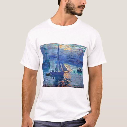 Claude Monet Sunrise T-Shirt (Vorderseite)
