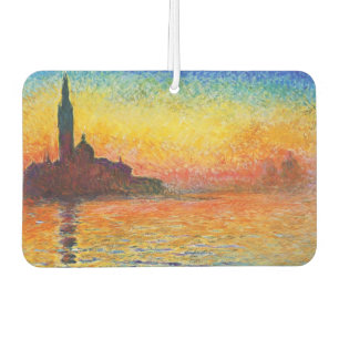 Claude Monet Sunset in Venedig Impressionist Art Autolufterfrischer