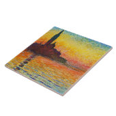 Claude Monet Sunset in Venedig Impressionist Art Fliese (Seite)