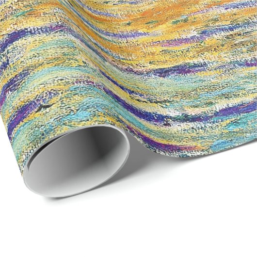 Claude Monet Sunset in Venedig Impressionist Art Geschenkpapier (Rolleneckpunkt)