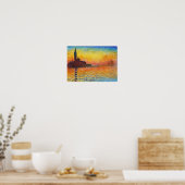 Claude Monet Sunset in Venedig Impressionist Art Poster (Küche)