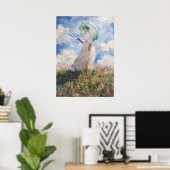 Claude Monet Suzanne Hoschedé Poster (Heimbüro)
