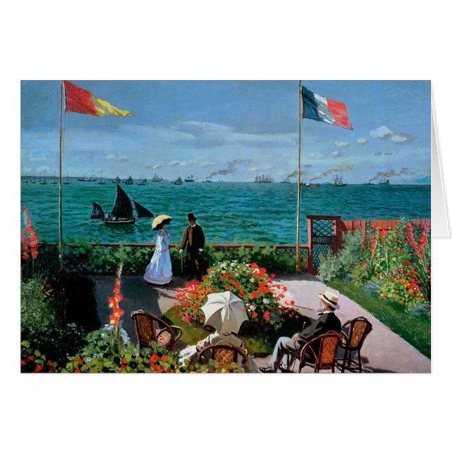 Claude Monet | Terrasse bei Sainte-Adresse, 1867 (Vorderseite (Horizontal))