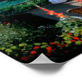 Claude Monet | Terrasse bei Sainte-Adresse, 1867 Poster (Ecke)