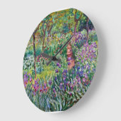 Claude Monet - The Artist's Garden at Giverny Große Wanduhr (Winkel)
