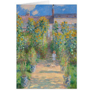 Claude Monet The Artist's Garden at Vétheuil, 1881