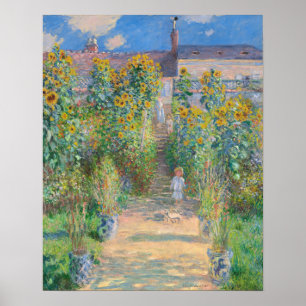 Claude Monet The Artist's Garden at Vétheuil, 1881 Poster