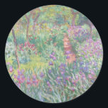 CLAUDE MONET "THE ARTIST'S GARDEN" UMSCHLAG AUFKLE RUNDER AUFKLEBER<br><div class="desc">CLAUDE MONET "THE ARTISTERS GARDEN" RUNDUMSCHLAG AUFKLEBER STICKER</div>