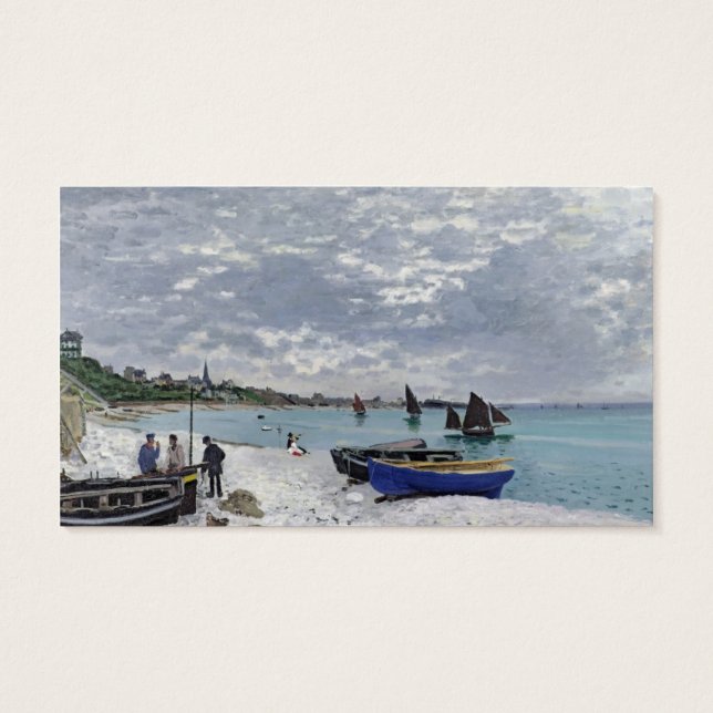 Claude Monet | The Beach at Sainte-Adresse (Rückseite)