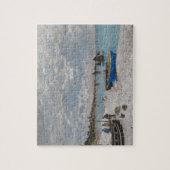 Claude Monet The Beach unter Sainte-Adresse 1867 Puzzle (Vertikal)