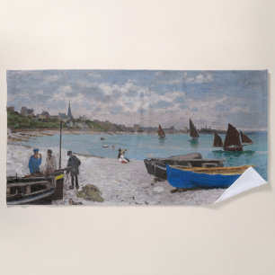 Claude Monet The Beach unter Sainte-Adresse 1867 Strandtuch